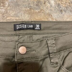Design Lab Olive Green Pants